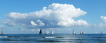 sea, sail, sailing boats, ship, sailing boat, boat, water, vacations, ocean, travel, blue