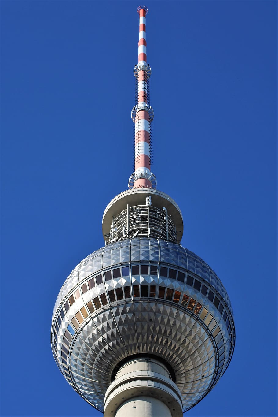 televizní věž, Berlín, alexanderplatz, mezník, nebe, hlavní město, budova, věž, míč, město, Zajímavosti