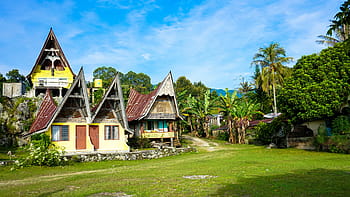 lake toba, north sumatra, terrain, toba, lake, tropical, home, asia, samosir, island, sumatra