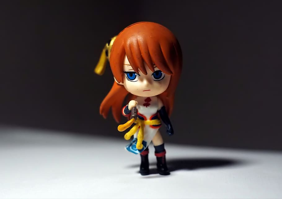 young, lady, woman, female, toy, figurine, small, cute, japanese, anime, cartoon