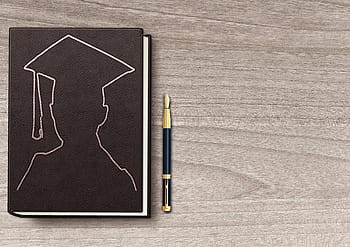 book, table, filler, students, fountain pen, graduate, graduation, college, education, ornament, embossed