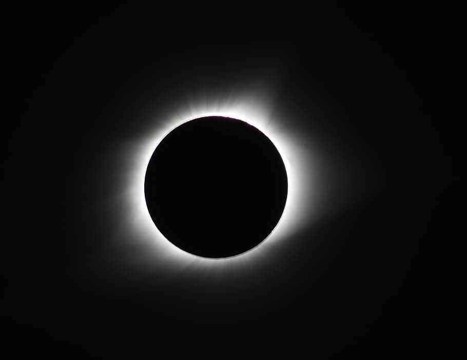 eclisse, eclissi solare, sole, Luna, astronomia, stelle, buio, luce, cielo, scienza