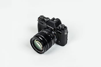 fujifilm, objektiv, Černá, dslr, Fotoaparát, fotografování, portrét