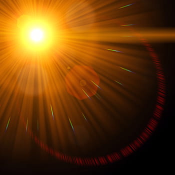 graphics, abstract, lens, flare, light, shape, shine, shimmer, bright, stars, digital