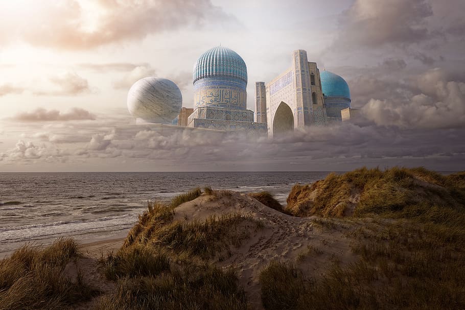 shambalah, fantasy, landscape, fantasy landscape, dream, magic, magic kingdom, surreal, ethereal, mystery, mysterious