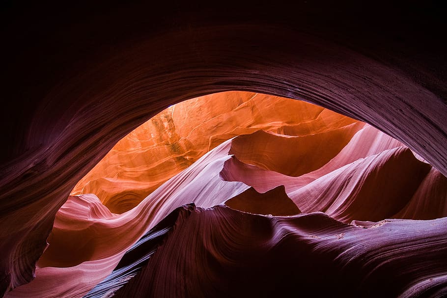 antilopa kaňon, pískovec, Skála, eroze, poušť, slot kaňon, geologie, jihozápadní, krajina, arizona, usa