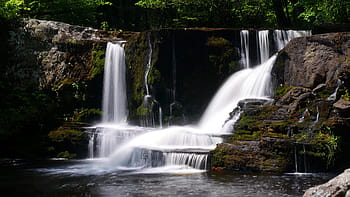 továrna, padá, letní, Jiří, w., dětí, rekreace, místě, delaware, okres, pa.