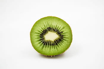 osamělý kiwi close-up, zblízka, ovoce, zelená, zdravý, kiwi, minimalistický, zjednodušující