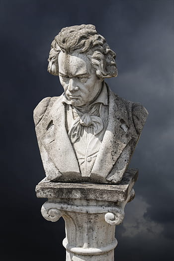 beethoven, umění, postava, umělecká díla, starověk, památník, hlava, tvář, Dějiny, kámen, sochařství