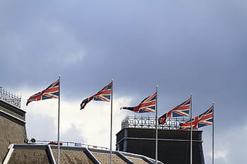 great, britain union, jack, flag., blue, breeze, britain, flag, fluttering, union, symbolic