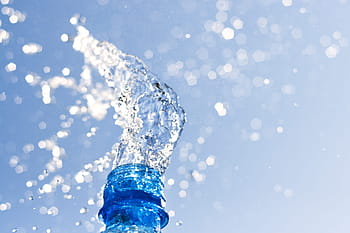 water, plons, abstract, aqua, achtergrond, blauw, fles, helder, bubbel, schoon, duidelijk