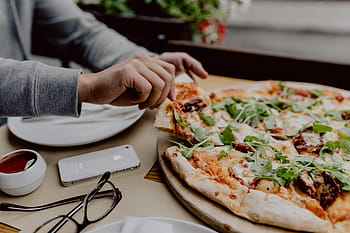 makan, lezat, pizza, nyaman, restoran, keju, makanan, makan malam, lapar, italia, makanan italia