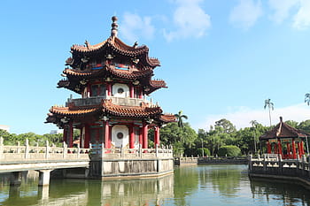 tchaj-wan, chrám, voda, taoismus, buddhismus, taipei, Asie, cestovat, architektura, náboženství