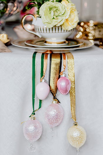 decorações de mesa de páscoa, férias, colorfull, decoração, primavera, ovos, páscoa